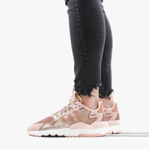 adidas night jogger rose gold